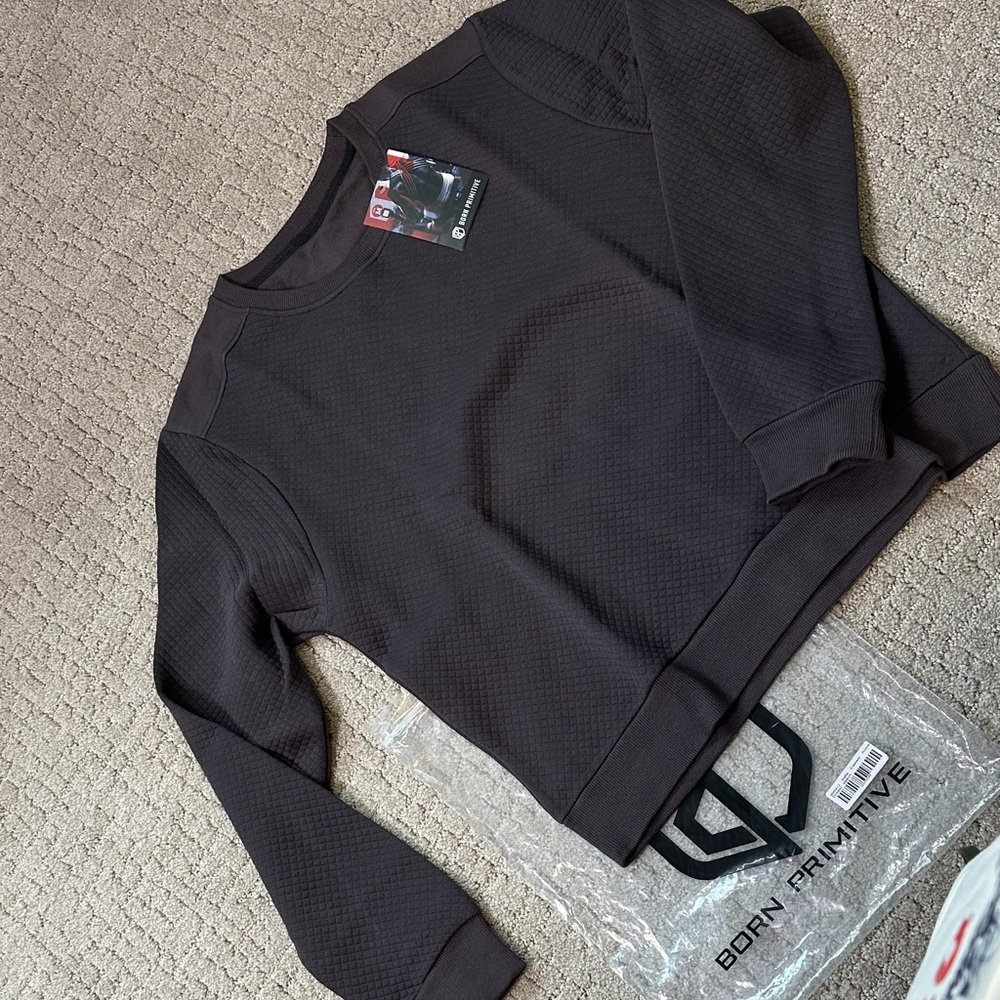 Born Primitive women’s waffle Crewneck Sweater